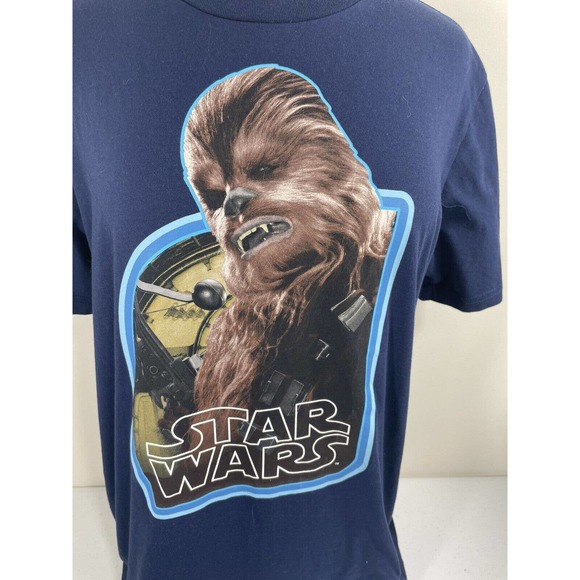 Star Wars Chewbacca Wookie Roar Growl T-shirt XL Disney Millennium Falcon - Picture 4 of 5